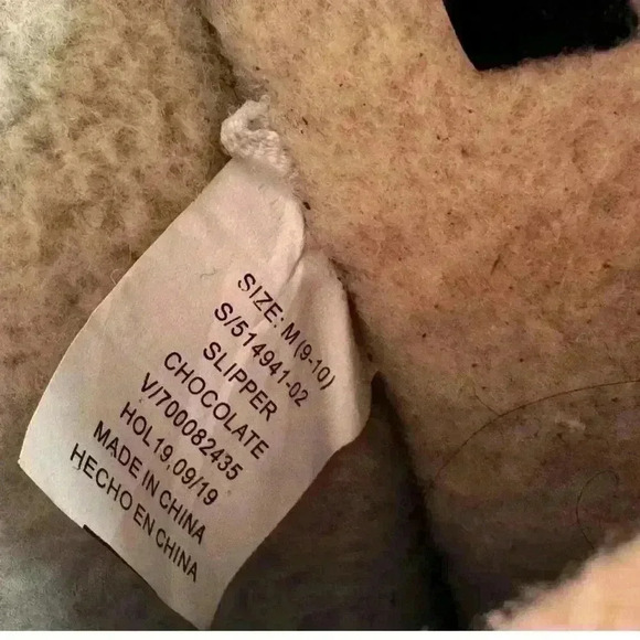 Banana Republic Slip-On Slippers Chocolate Brown Size M (9-10) Comfortable Shoes - Picture 8 of 9